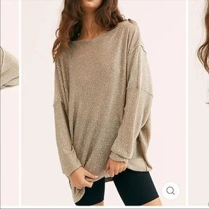 Free People All That Glitters Sweater Dress NWT